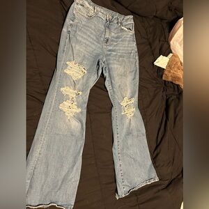 American Eagle, curvy high-rise flair